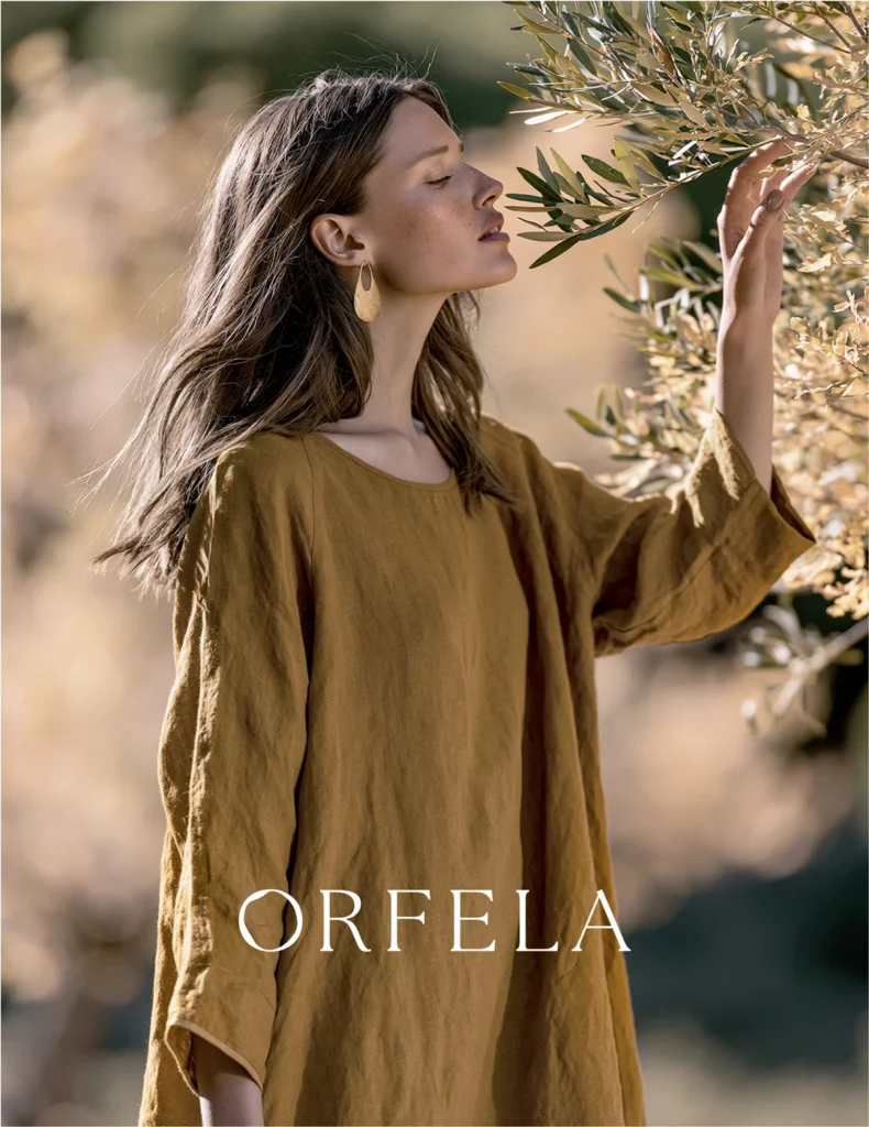 Branding Orfela - fotografía de producto con logo - Mutatis Estudio